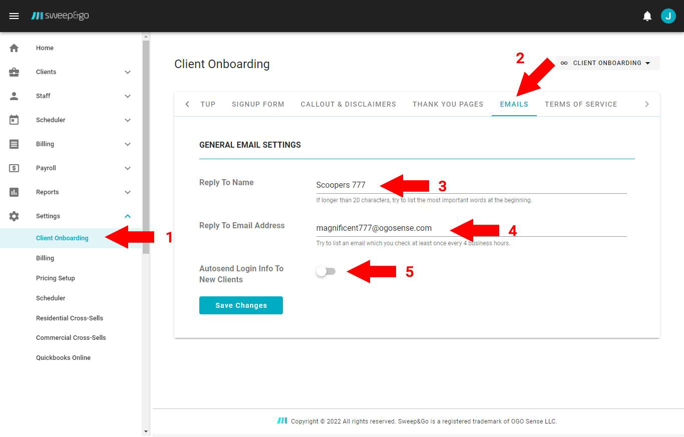 General-email-settings