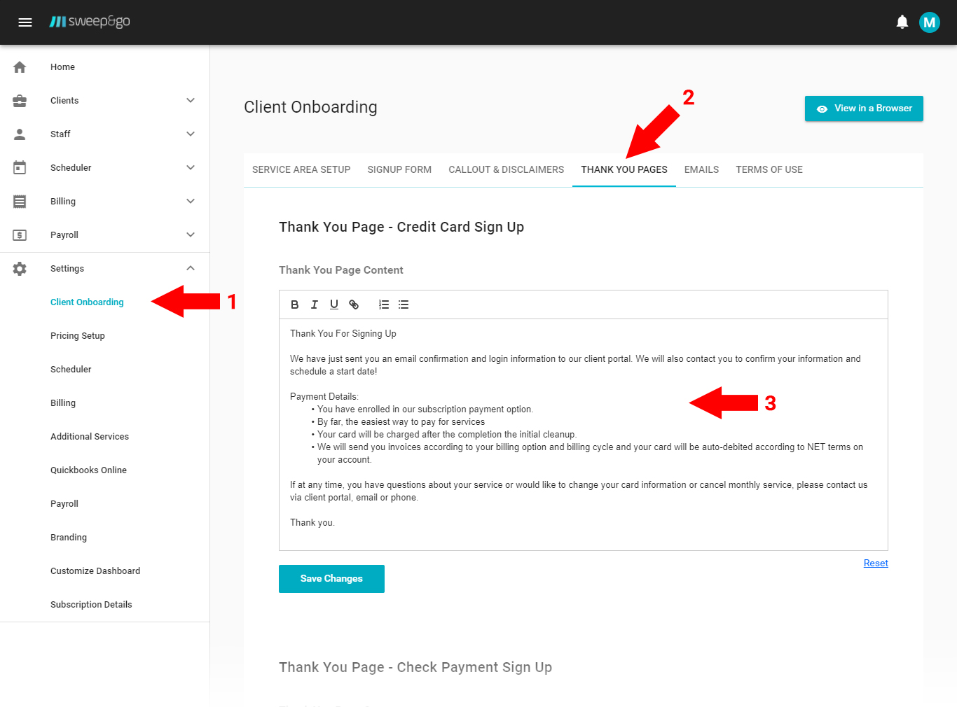 Update-thank-you-pages-content