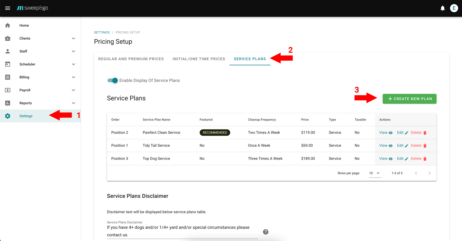 Creating-a-new-service-plan